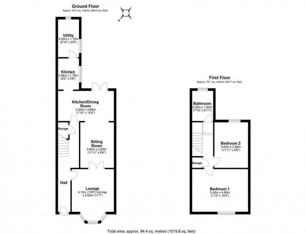 Floorplan for Main Street, Frodsham