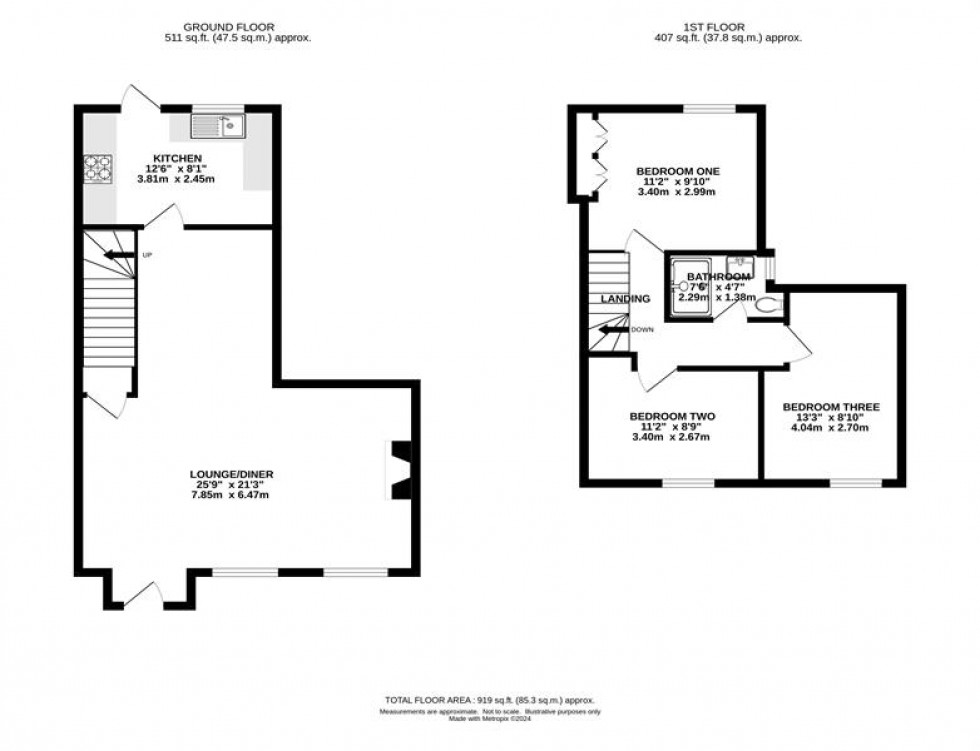 Floorplan for Harwood Road, Heaton Mersey, Stockport