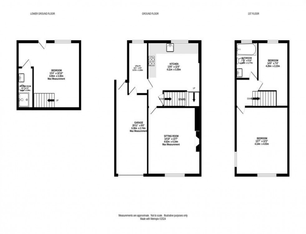 Floorplan for Buxton Road, Furness Vale, High Peak