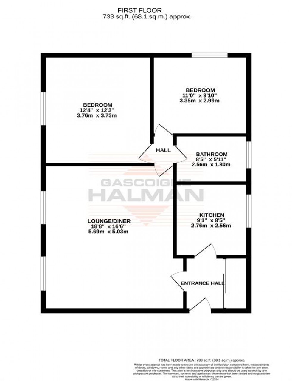 Floorplan for Charlton Drive, Sale