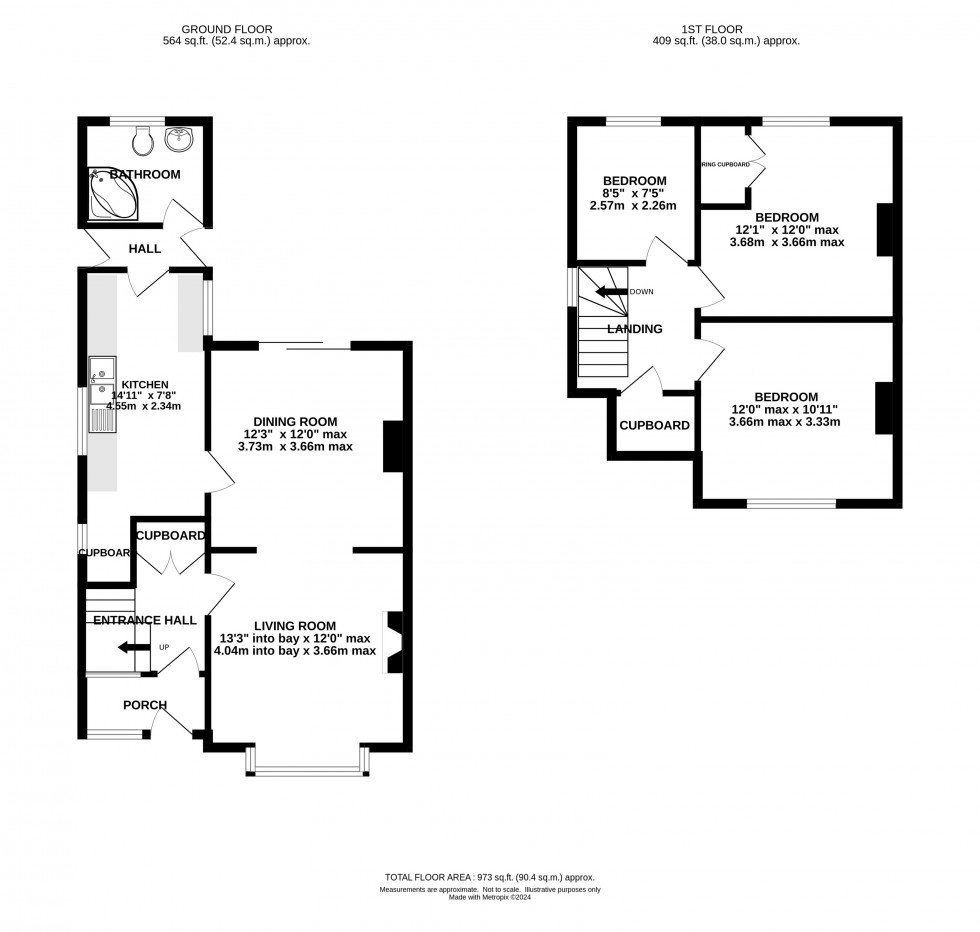 Floorplan for Sweettooth Lane, Sandbach