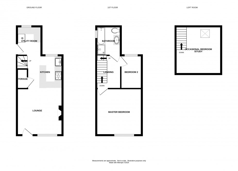 Floorplan for High Street, Bollington, Macclesfield