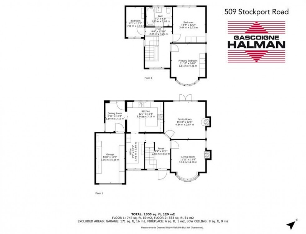 Floorplan for Stockport Road, Thelwall