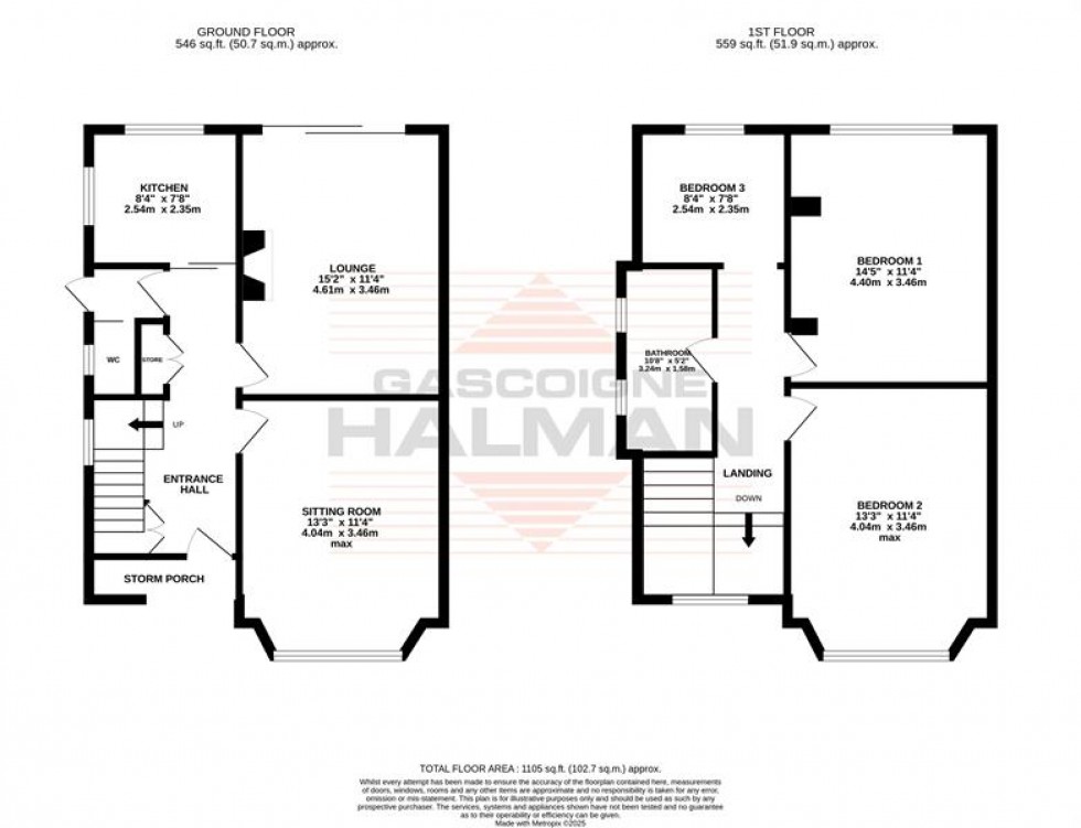 Floorplan for Wood Road, Sale