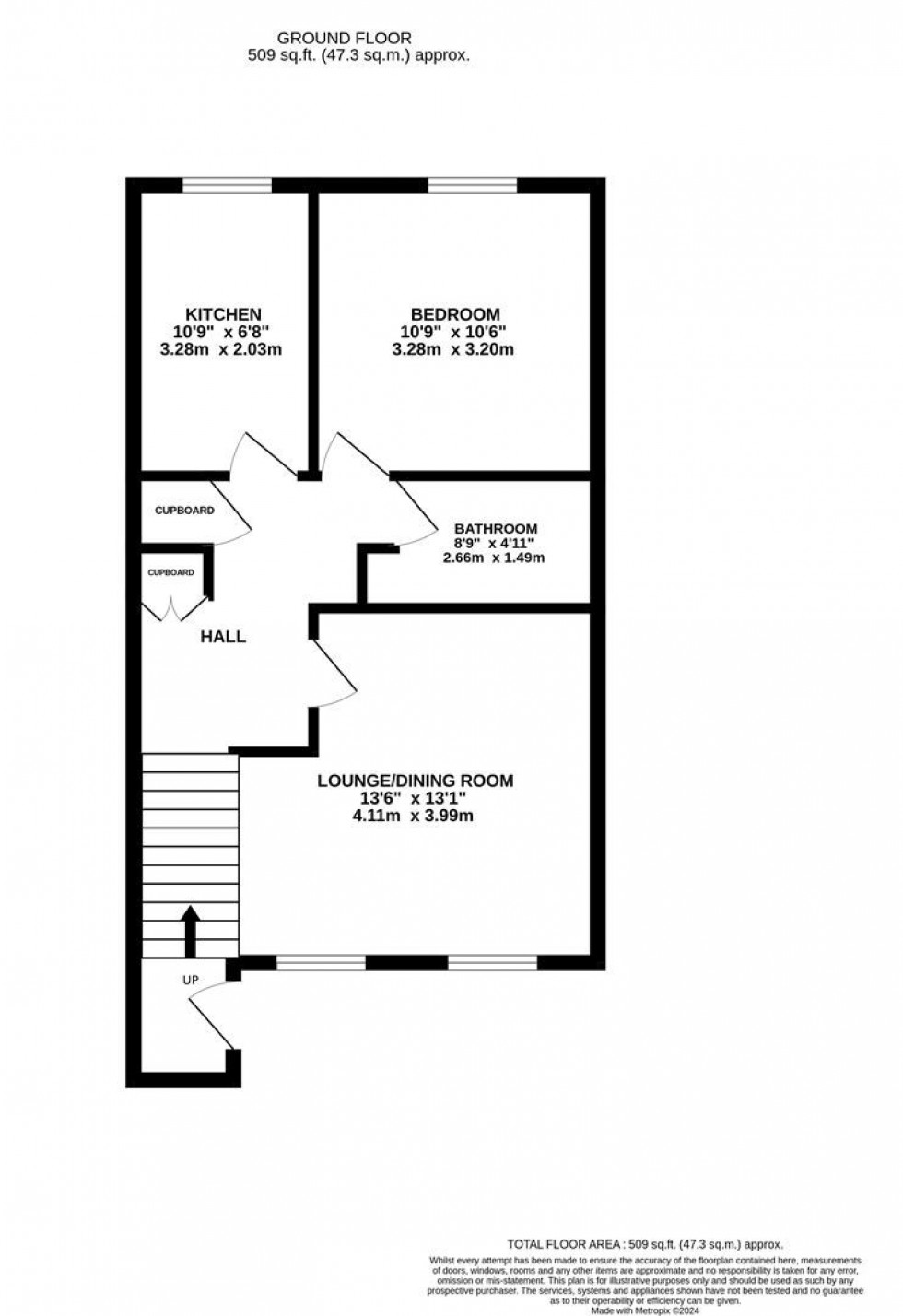 Floorplan for School Lane, Poynton