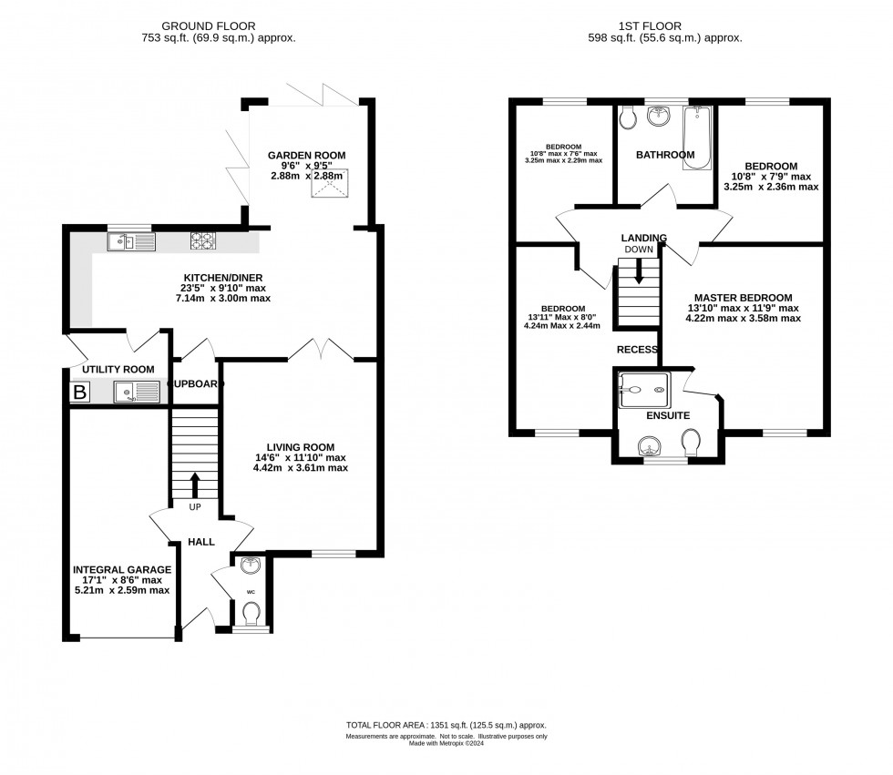 Floorplan for Severn Way, Holmes Chapel