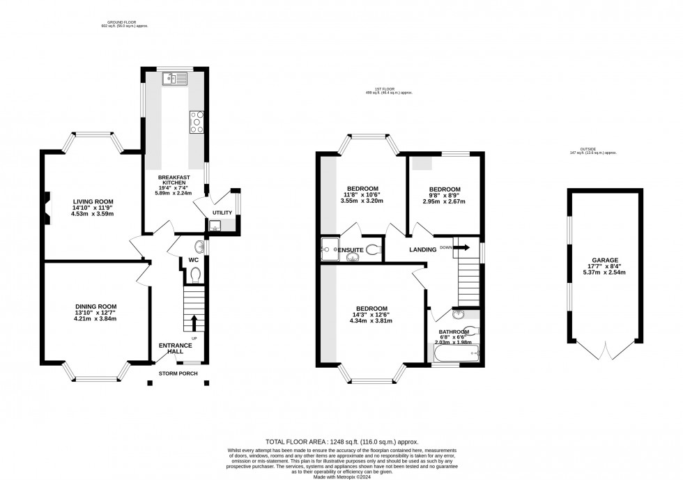 Floorplan for Croft Road, Wilmslow, Cheshire