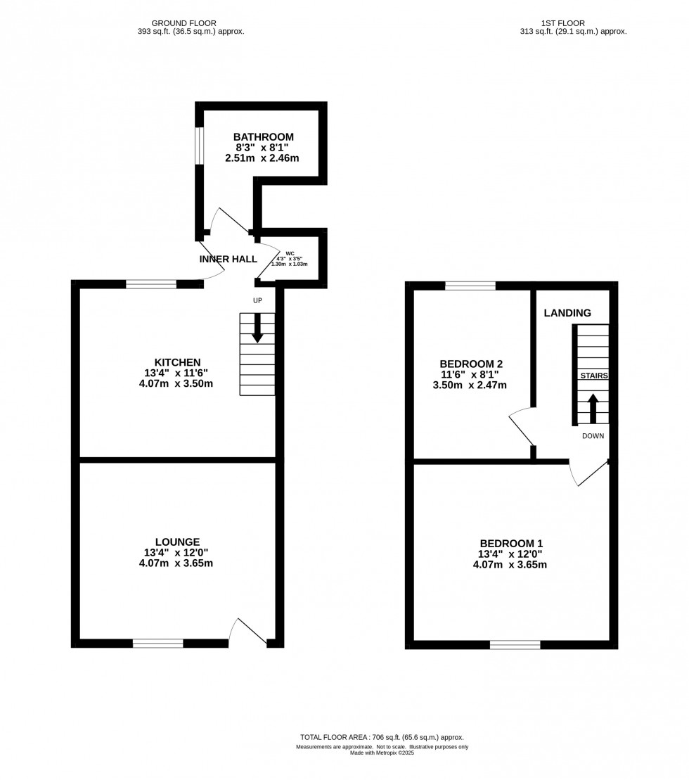 Floorplan for Upper Hibbert Lane, Marple, Stockport