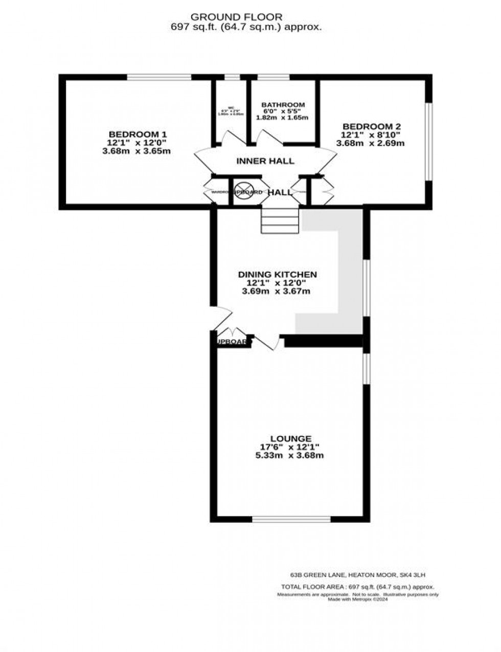 Floorplan for Heaton Moor, Stockport