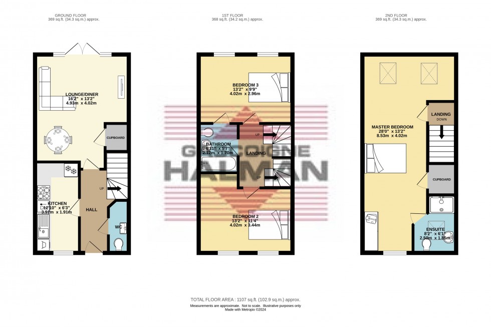 Floorplan for Croft Avenue, Hyde