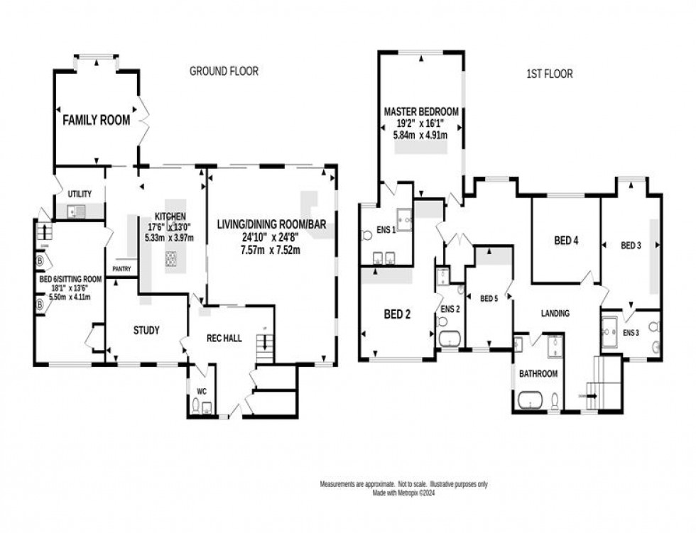 Floorplan for Delahays Drive, Hale