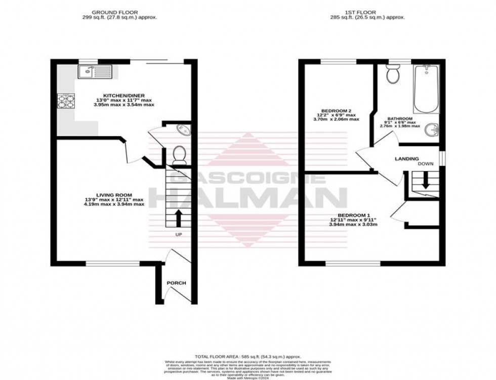 Floorplan for Appleford Avenue, Wythenshawe