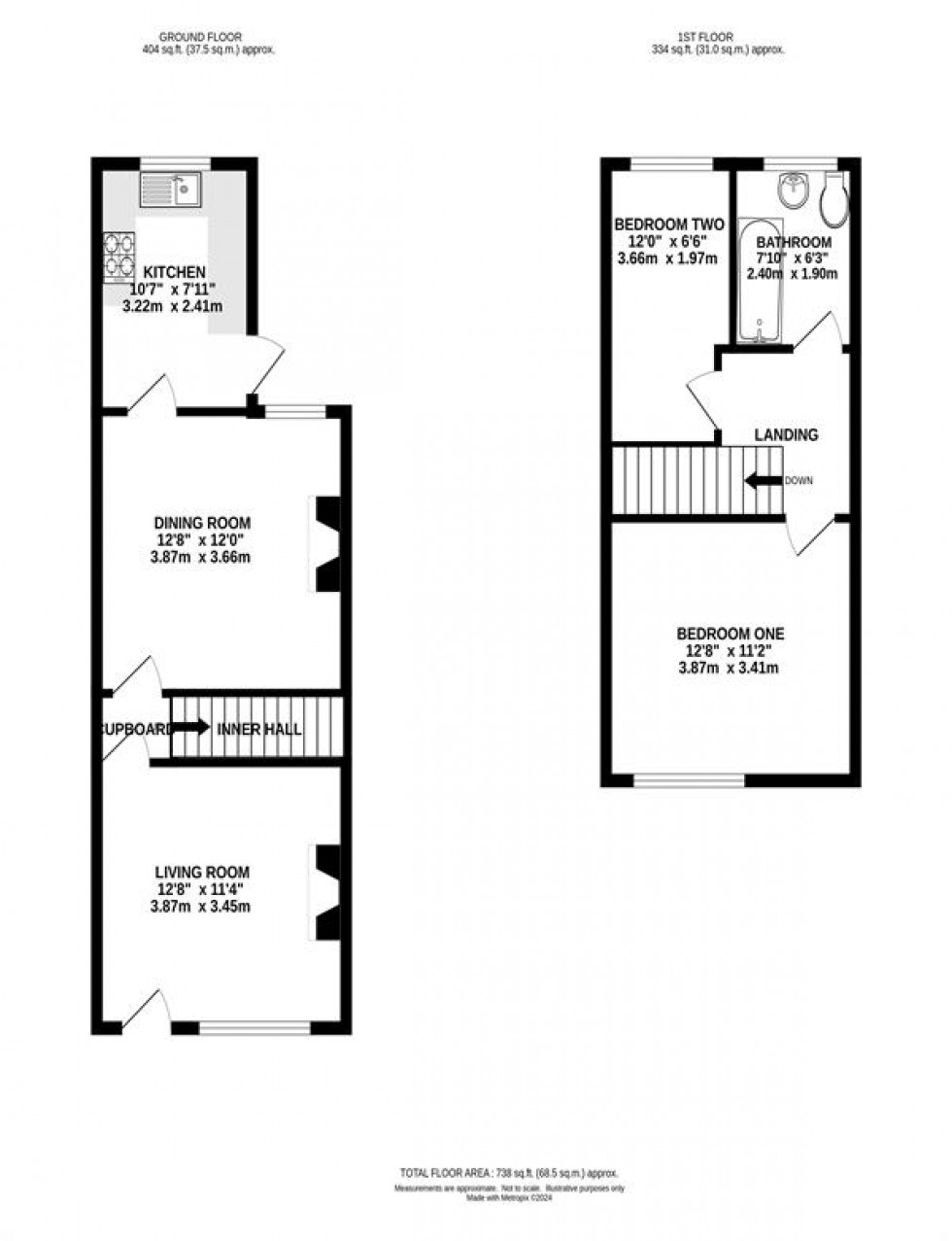 Floorplan for Burton Street, Heaton Norris, Stockport