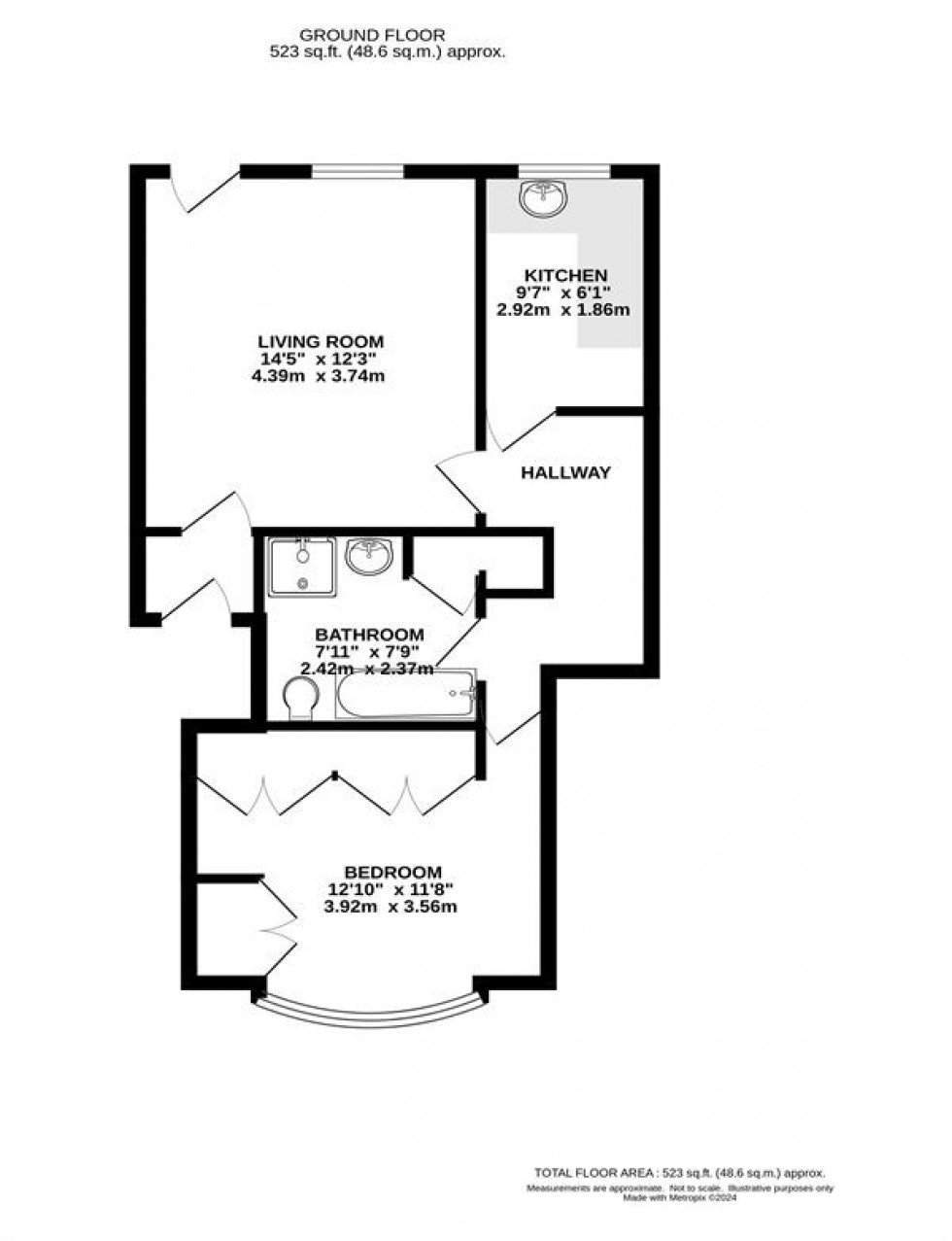 Floorplan for Lea Road Heaton Moor, Stockport