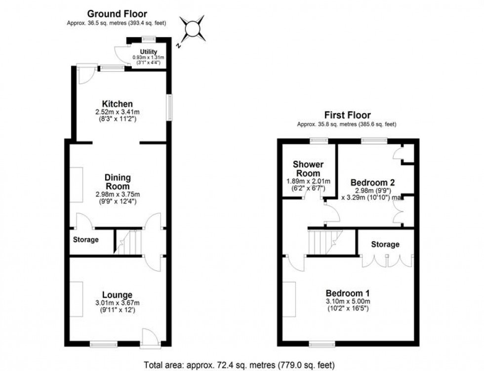 Floorplan for Bridge Lane, Frodsham