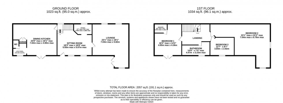 Floorplan for Chester Road, Woodford