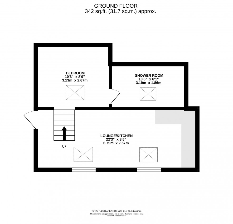 Floorplan for Ridge Road, Marple, Stockport