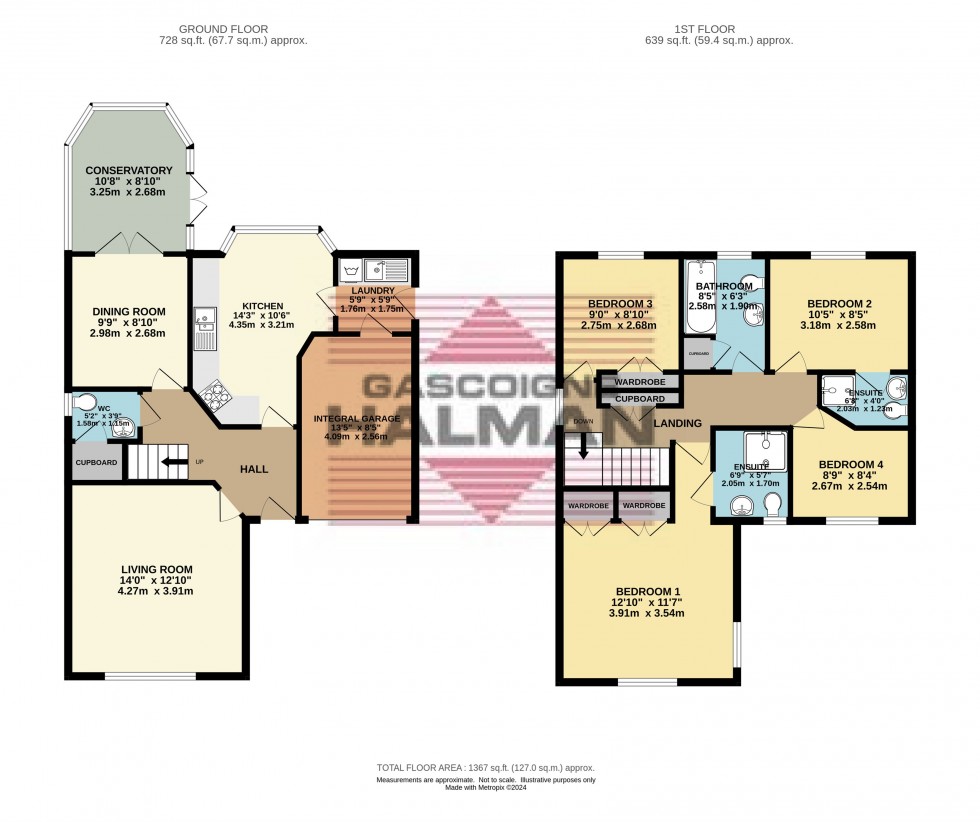 Floorplan for Valley Road, Glossop