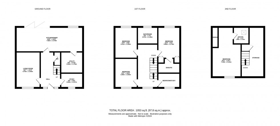 Floorplan for Buxton Lane, Marple, Stockport