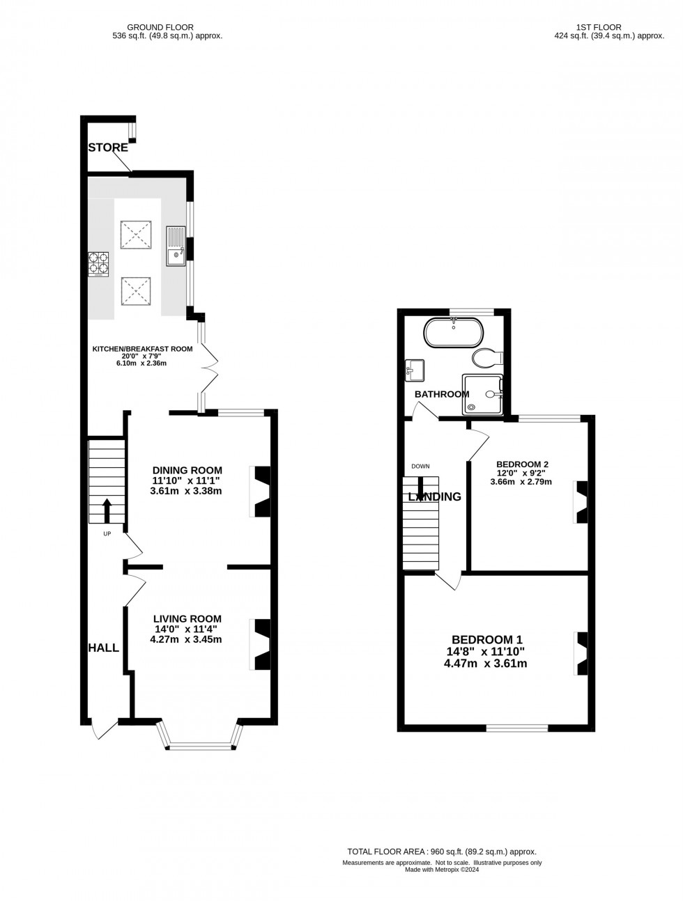 Floorplan for Ascol Drive, Plumley, Knutsford