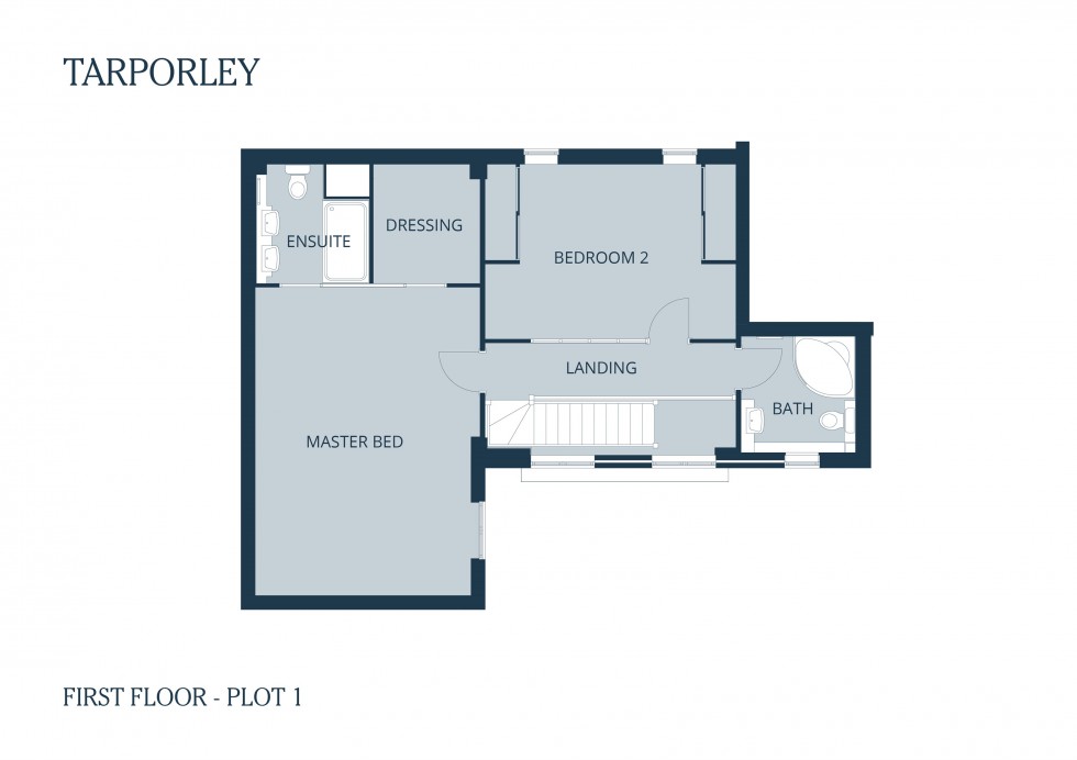 Floorplan for Blaggs Court, High Street, Tarporley