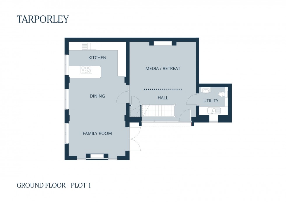 Floorplan for Blaggs Court, High Street, Tarporley