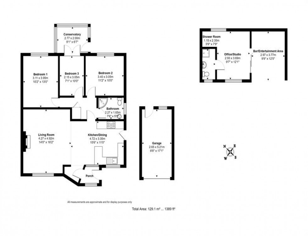 Floorplan for Thirlmere Close, Frodsham