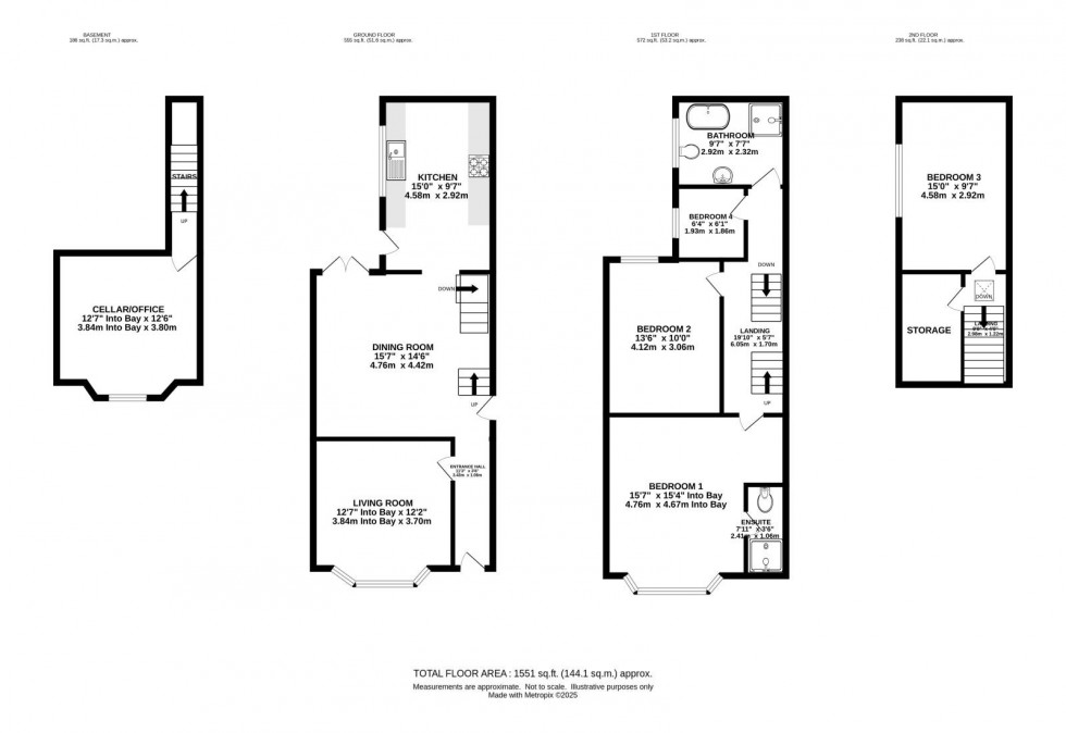 Floorplan for Montrose Avenue, West Didsbury