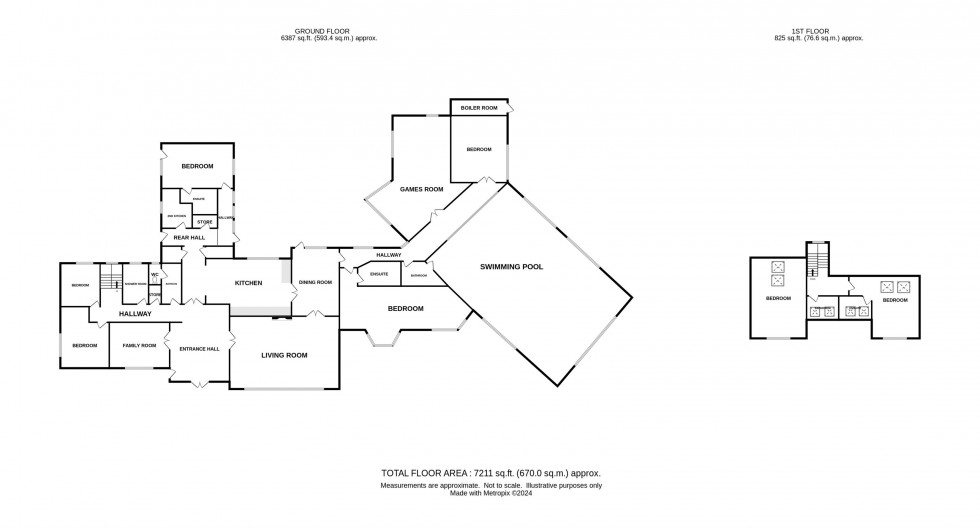 Floorplan for Davenport Lane, Mobberley, Knutsford