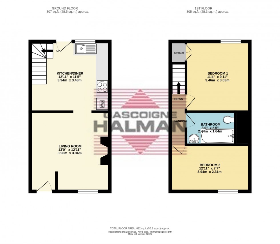 Floorplan for Broadbottom Road, Mottram, Hyde