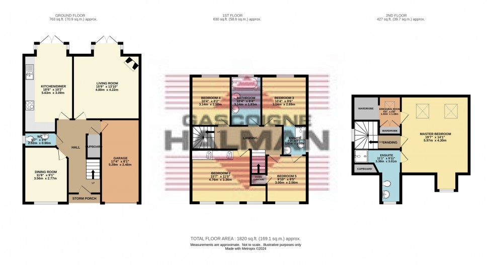 Floorplan for Scotty Brook Crescent, Glossop