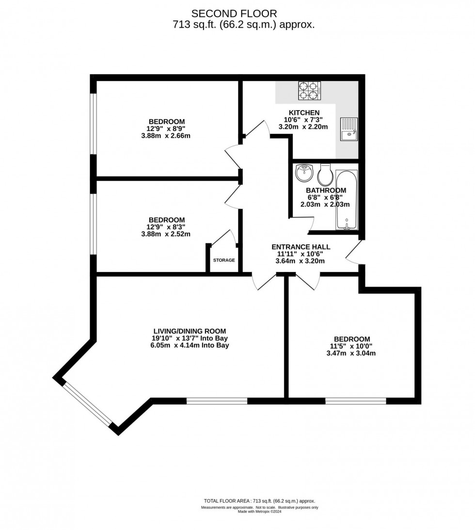 Floorplan for Whiteoak Road, Fallowfield