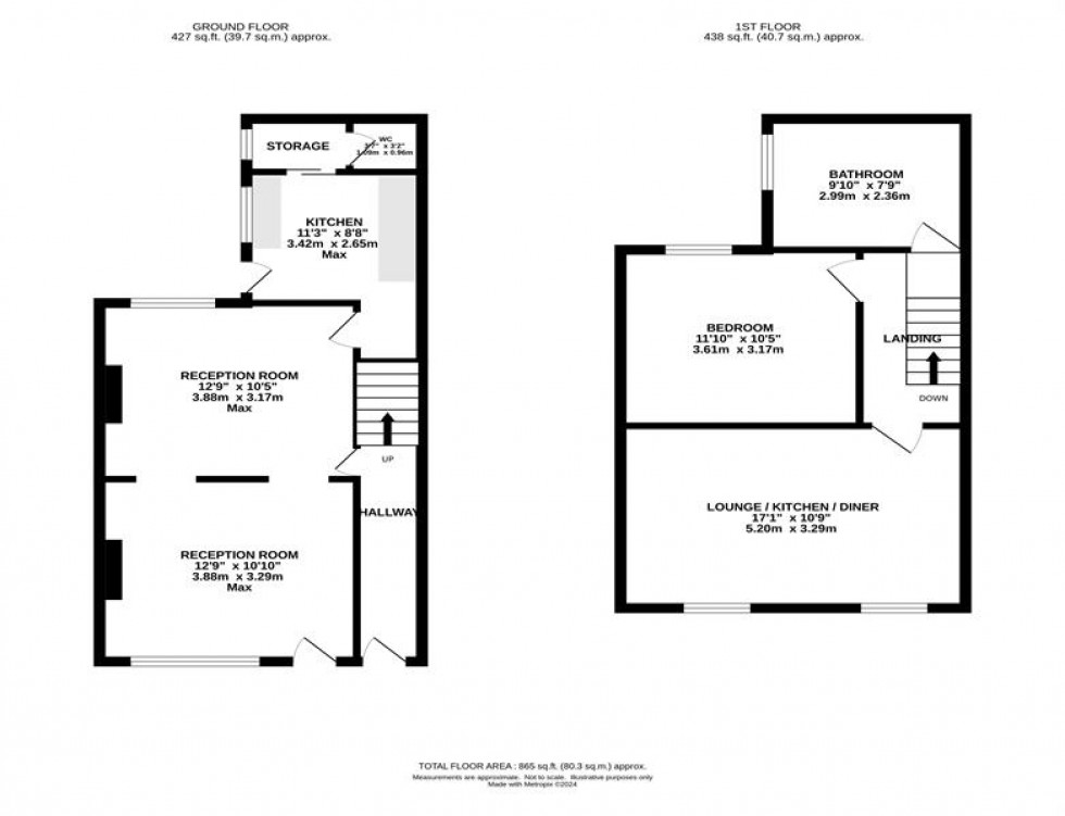 Floorplan for Derby Range, Heaton Moor