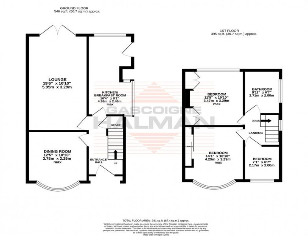 Floorplan for Forbes Close, Sale