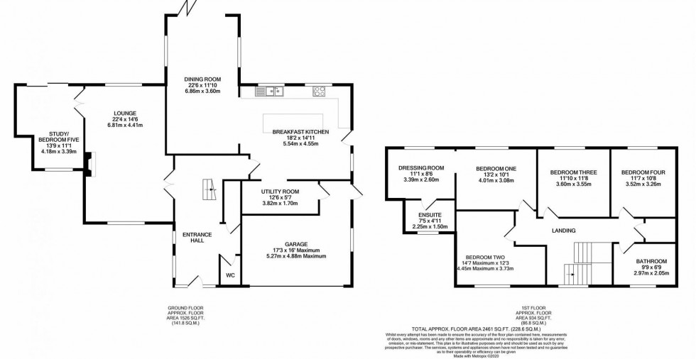 Floorplan for Manor Park, Great Barrow