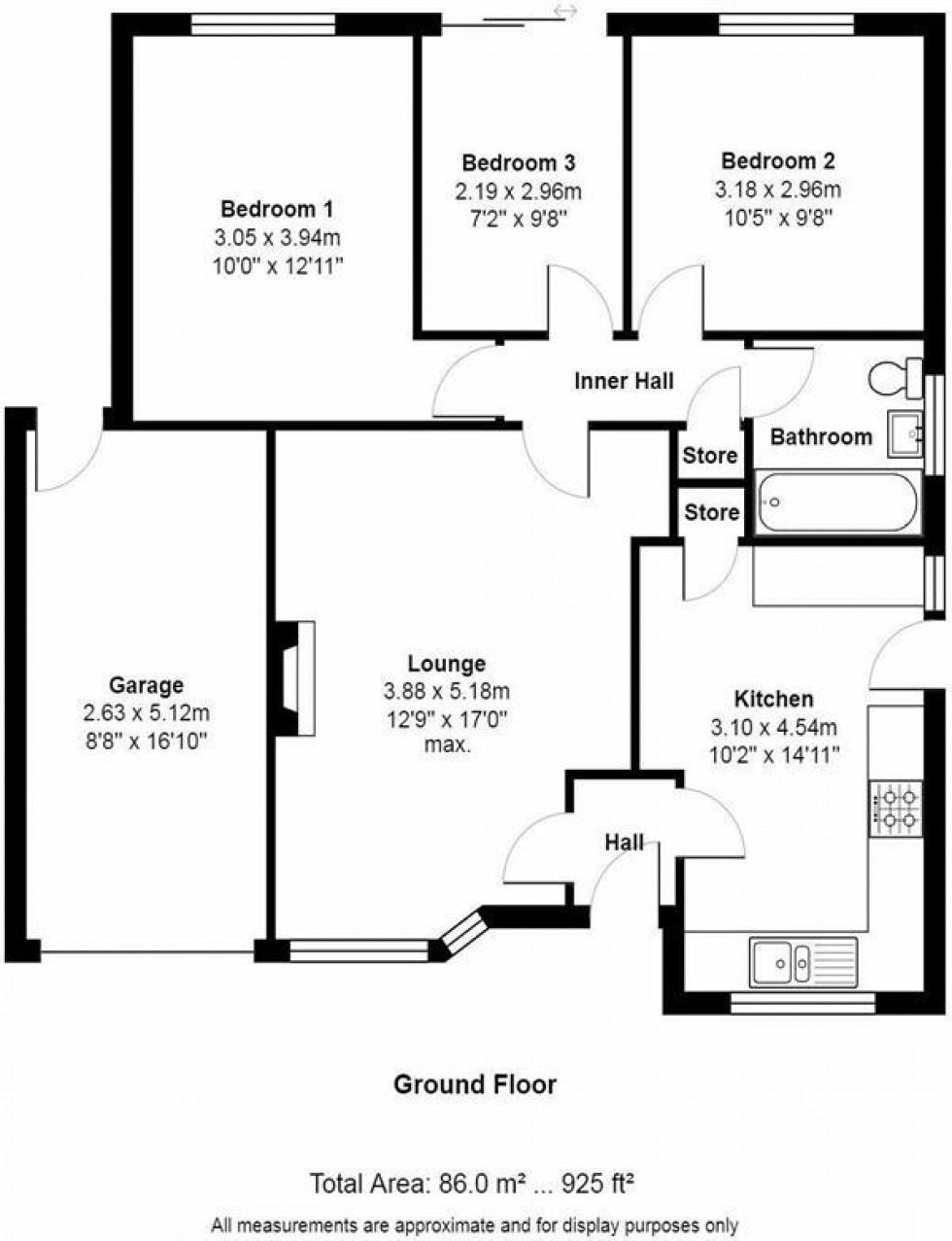 Floorplan for Harvest Road, Tytherington