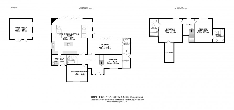 Floorplan for Stiles Avenue, Marple, Stockport