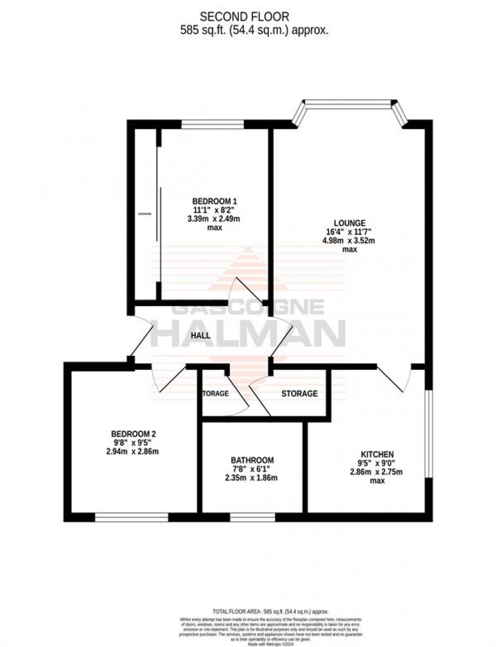 Floorplan for Avondale Lodge, Whitehall Road, Sale