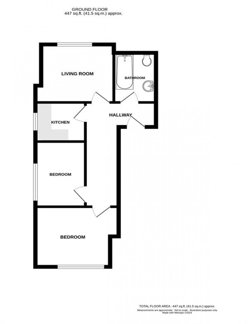 Floorplan for Lea Road, Stockport