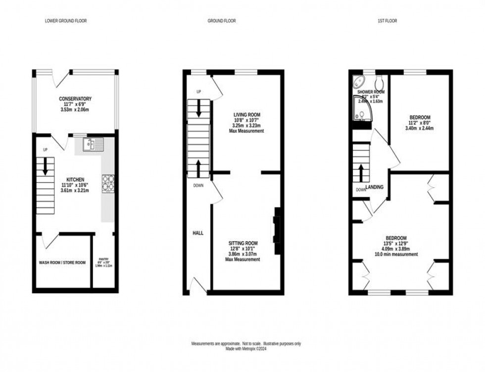 Floorplan for Chapel Road, Whaley Bridge, High Peak