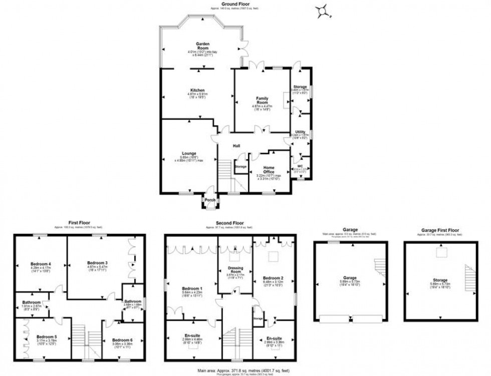 Floorplan for Hillfoot Lane, Newton, Frodsham