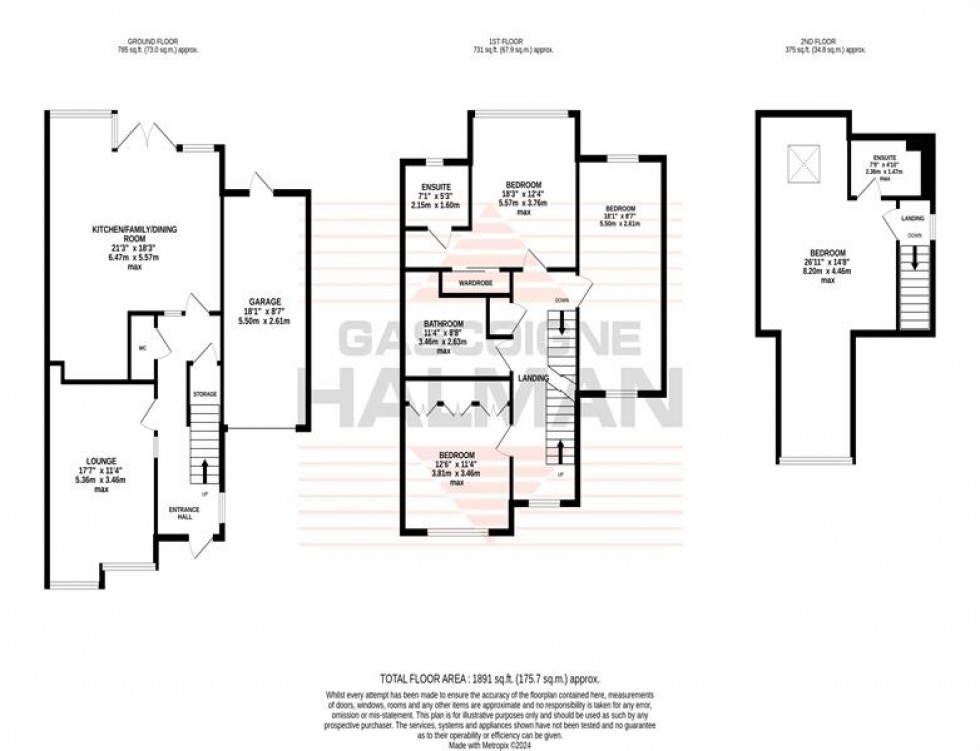 Floorplan for Park House Drive, Sale