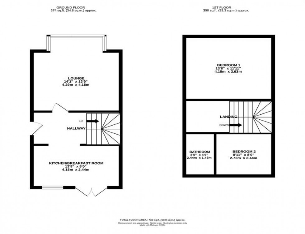 Floorplan for London Road, Lyme Green, Lyme Green