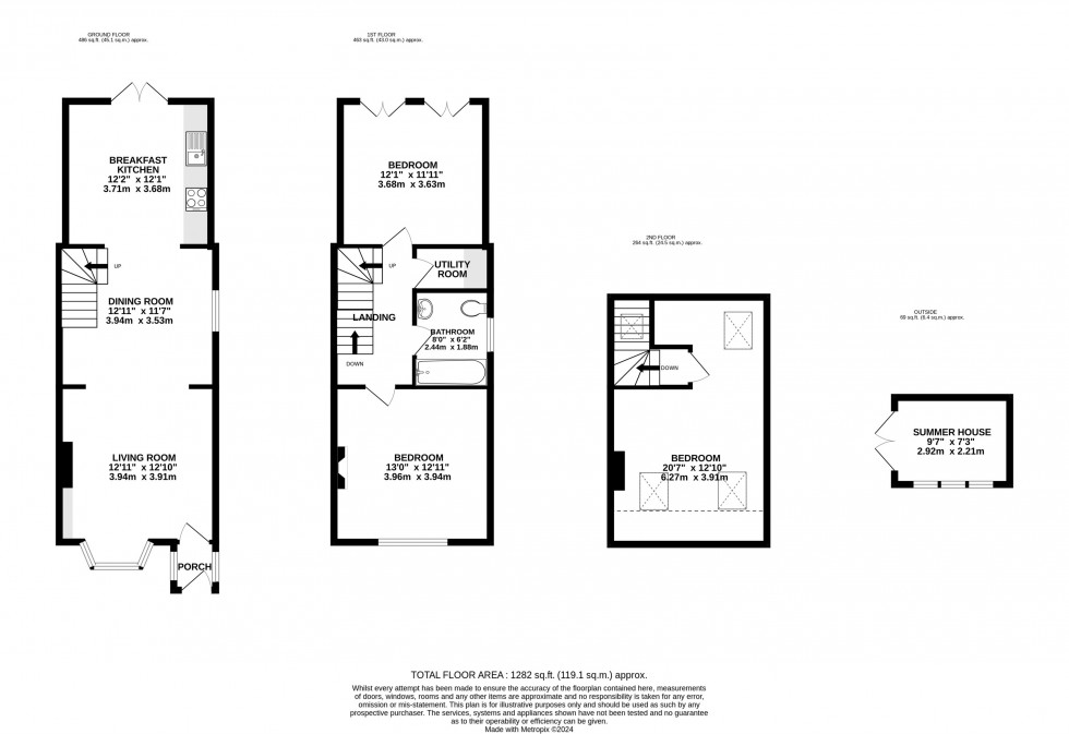 Floorplan for Upcast Lane, Wilmslow