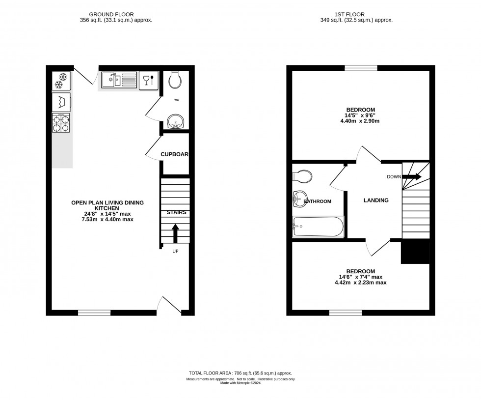 Floorplan for Bakery Court, London Road, Holmes Chapel