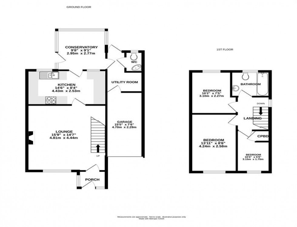 Floorplan for Sycamore Road, Chapel-En-Le-Frith, High Peak