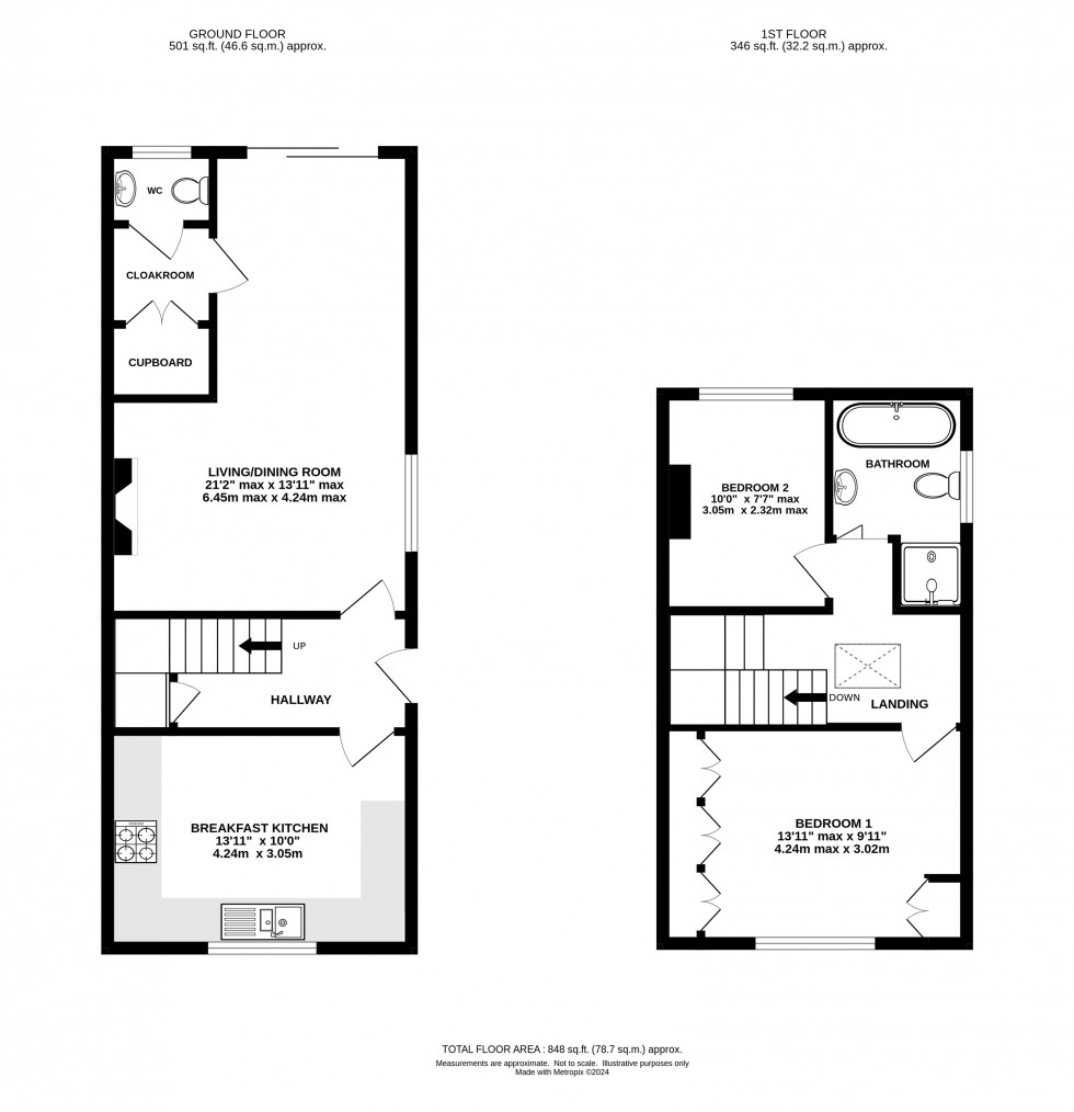 Floorplan for Bexton Road, Knutsford