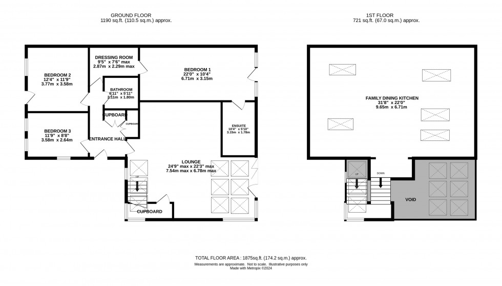 Floorplan for Dunge Farm, Over Alderley