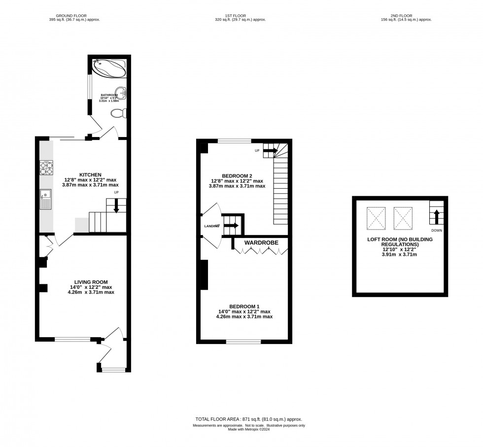 Floorplan for Moordale Road, Knutsford