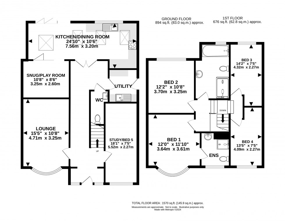 Floorplan for Lichfield Avenue, Hale, Altrincham